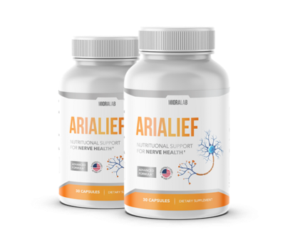 Arialief supplement bottles
